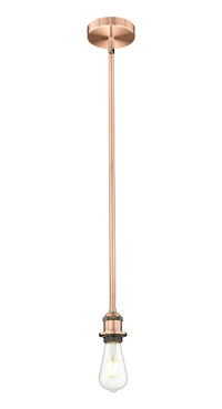 Edison Mini Pendant Antique Brass Steel