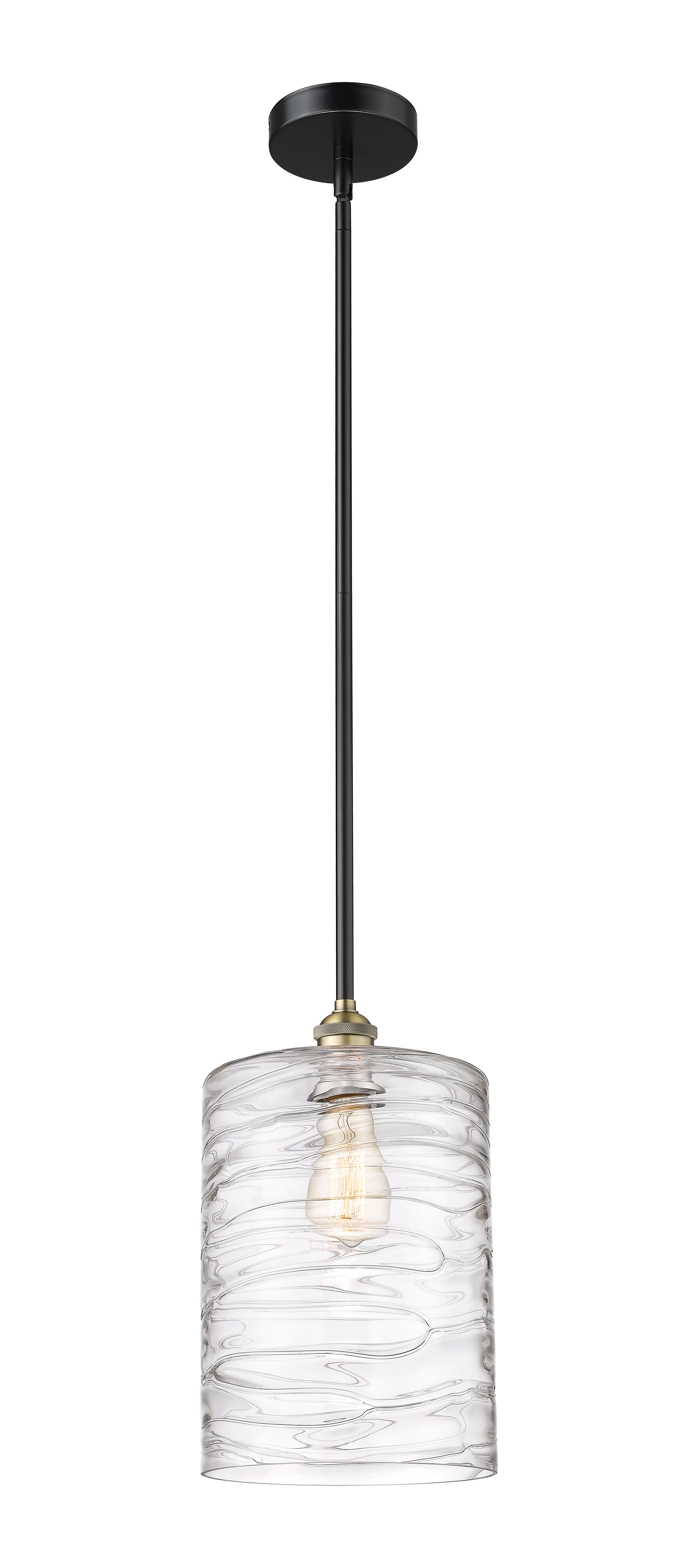 Edison Mini Pendant Antique Brass Cast