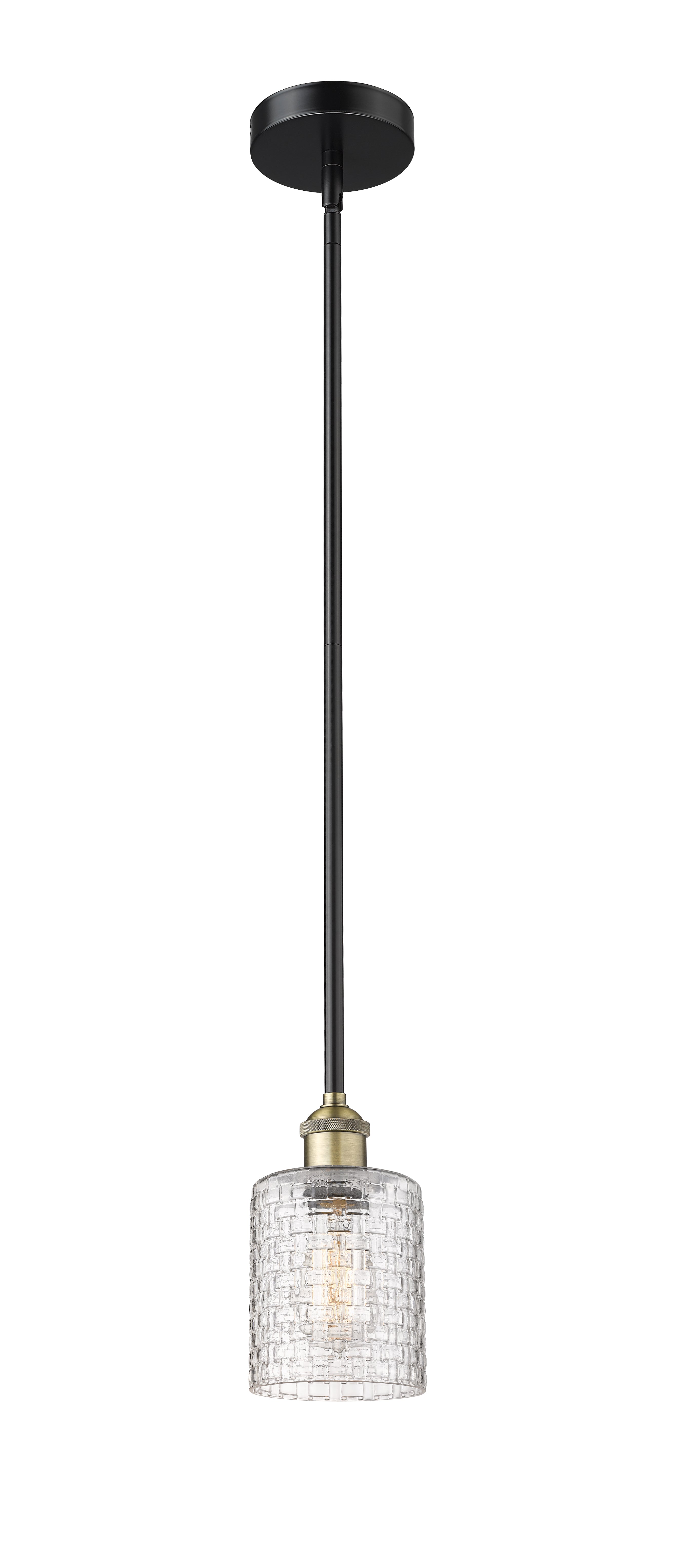 Edison Mini Pendant Antique Brass Finish