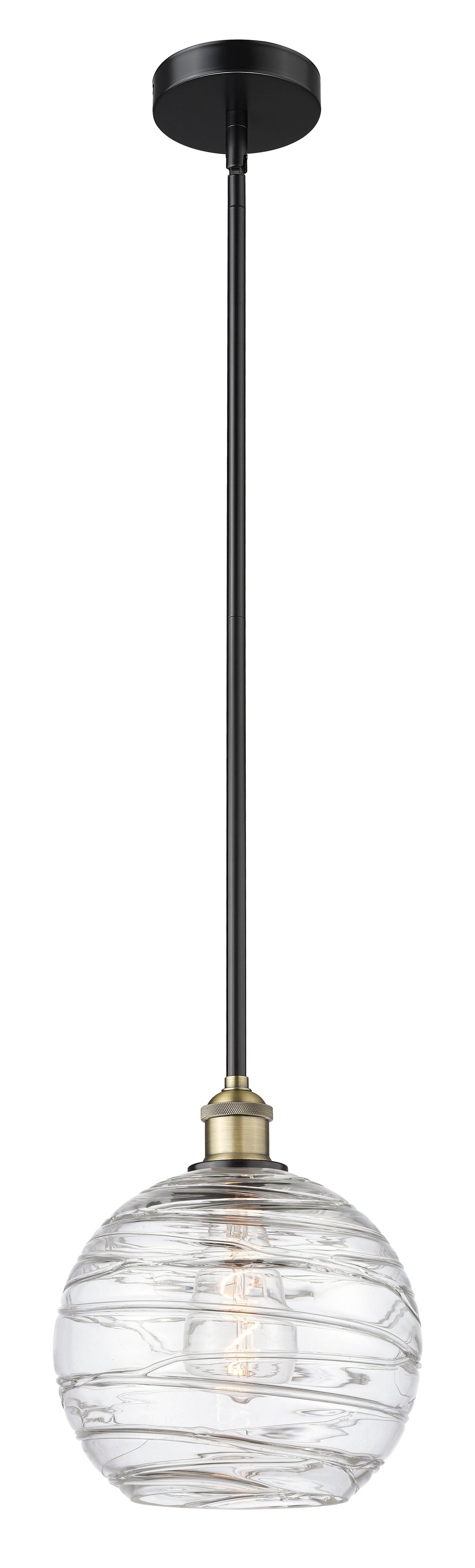 Edison Mini Pendant Antique Brass Finish