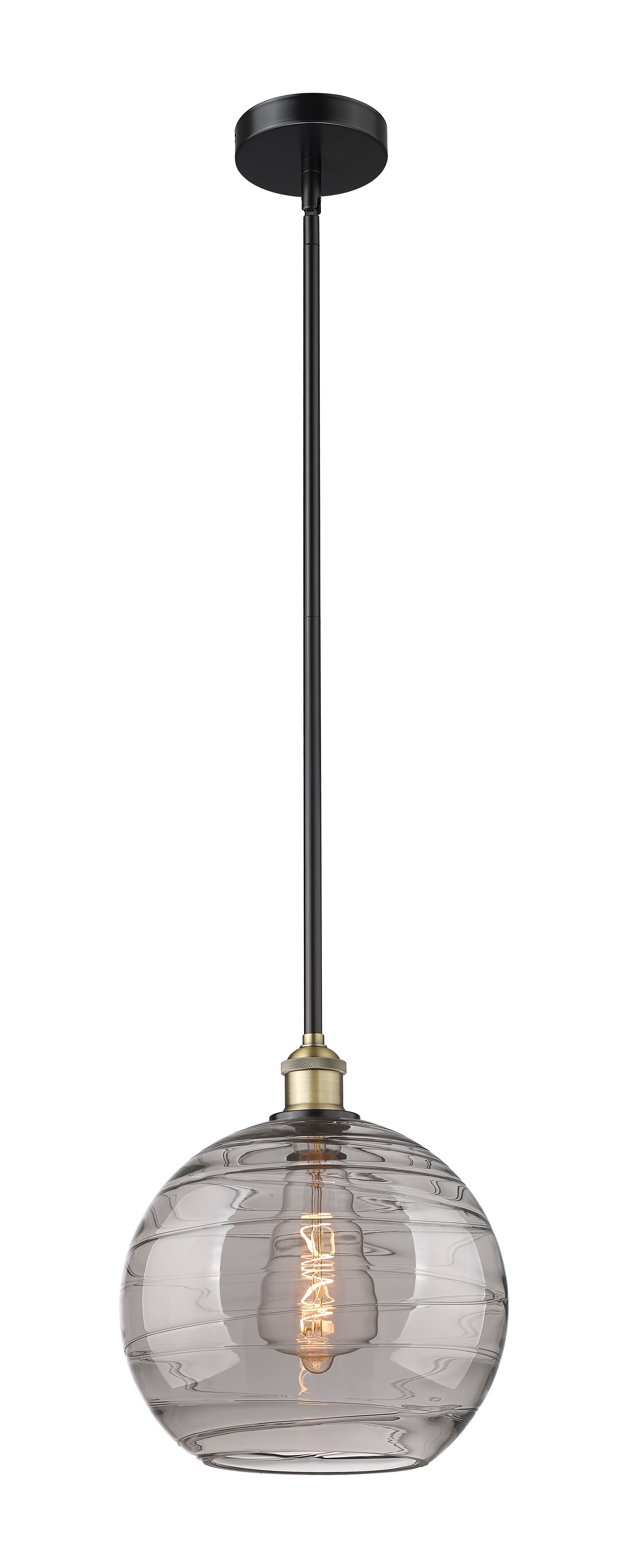 Edison Mini Pendant Antique Brass Finish