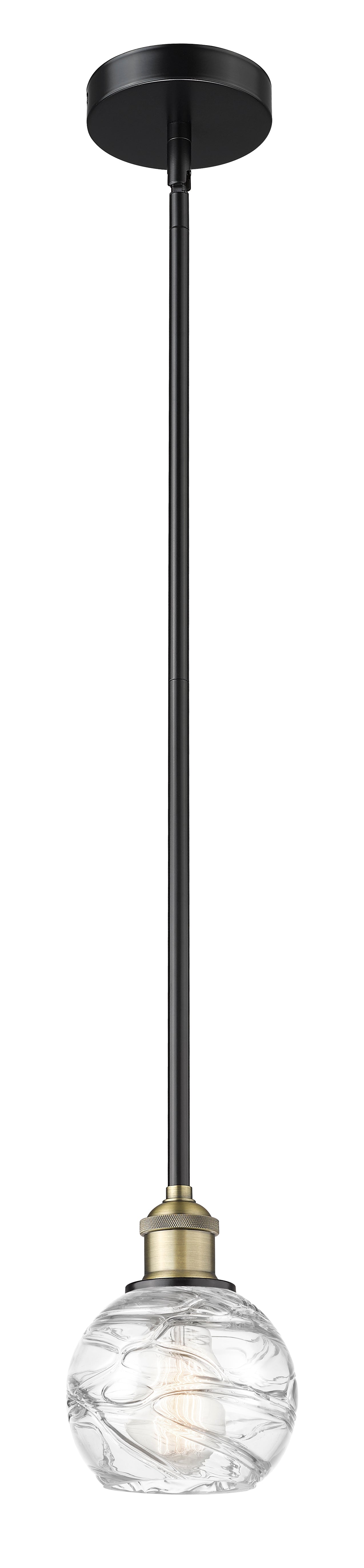 Edison Mini Pendant Antique Brass Finish