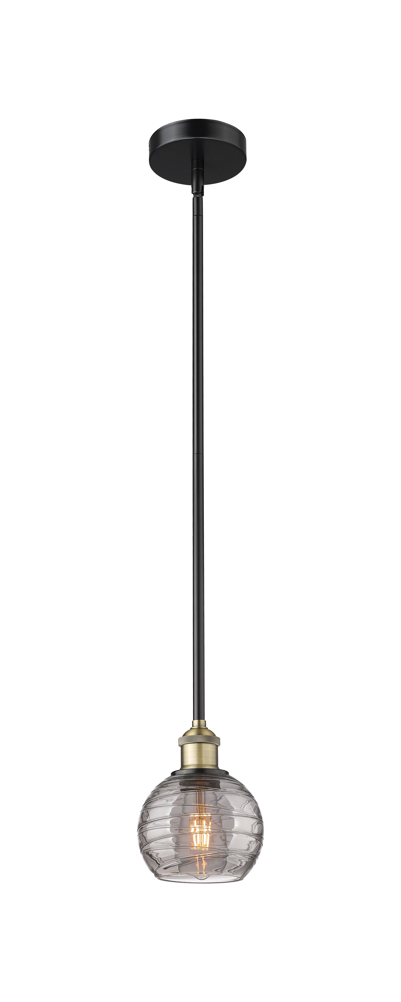 Edison Mini Pendant Antique Brass Finish