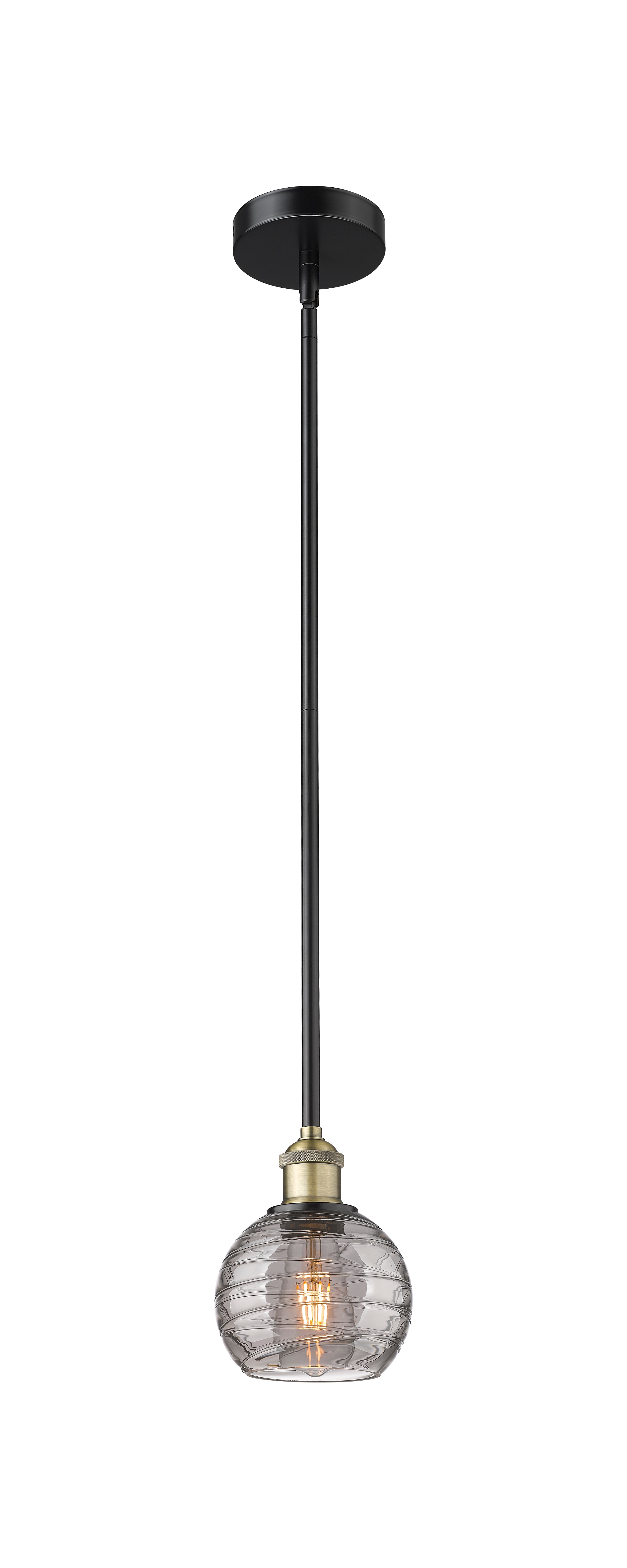 Edison Mini Pendant Antique Brass Finish