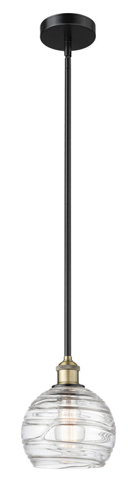 Edison Mini Pendant Antique Brass 8 Inch