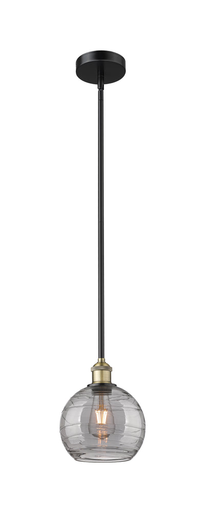Edison Mini Pendant Antique Brass 8 Inch