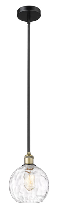 Edison Mini Pendant Antique Brass 8 Inch