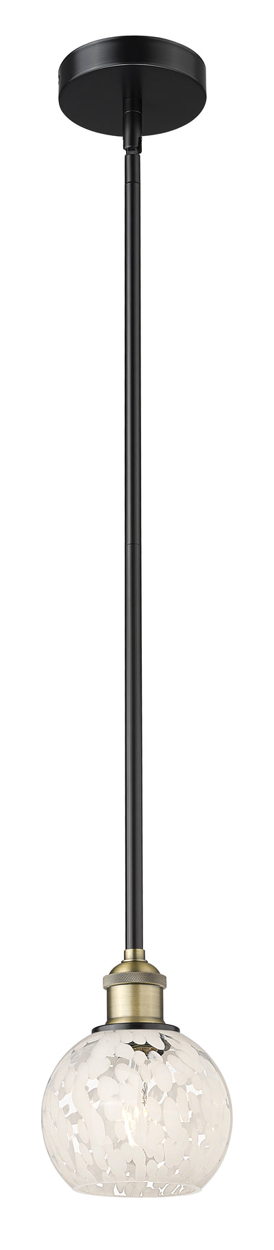 Edison Mini Pendant Antique Brass 6 Inch