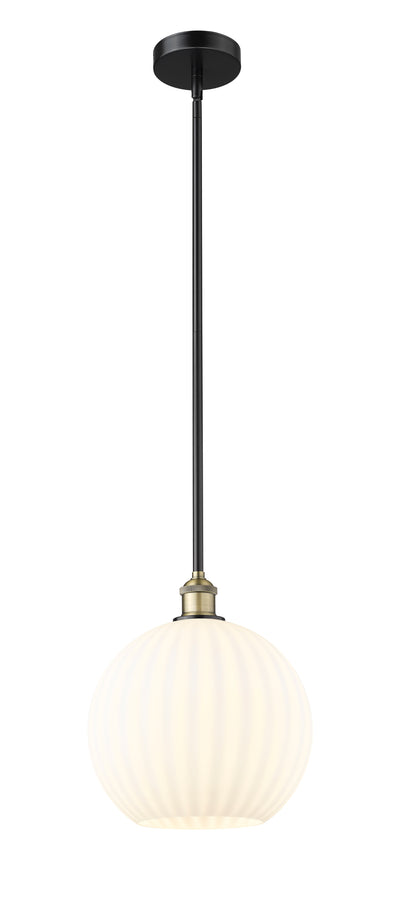 Edison Mini Pendant Cast Brass 12 Inch