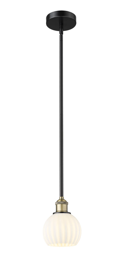 Edison Mini Pendant Antique Brass 6 Inch