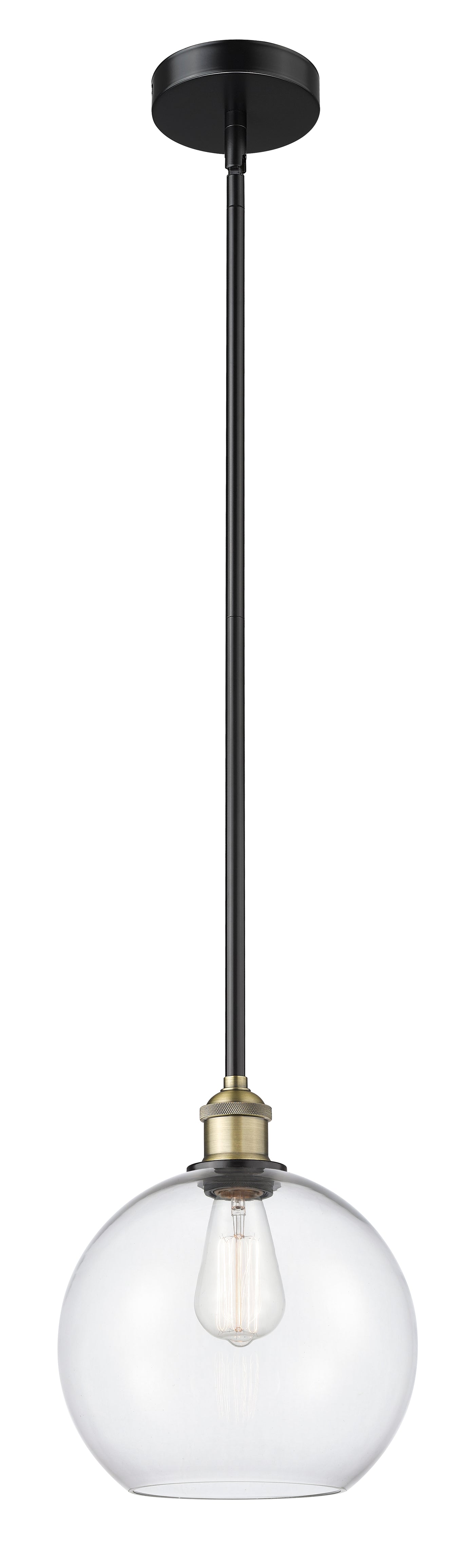 Edison Mini Pendant Antique Brass Finish