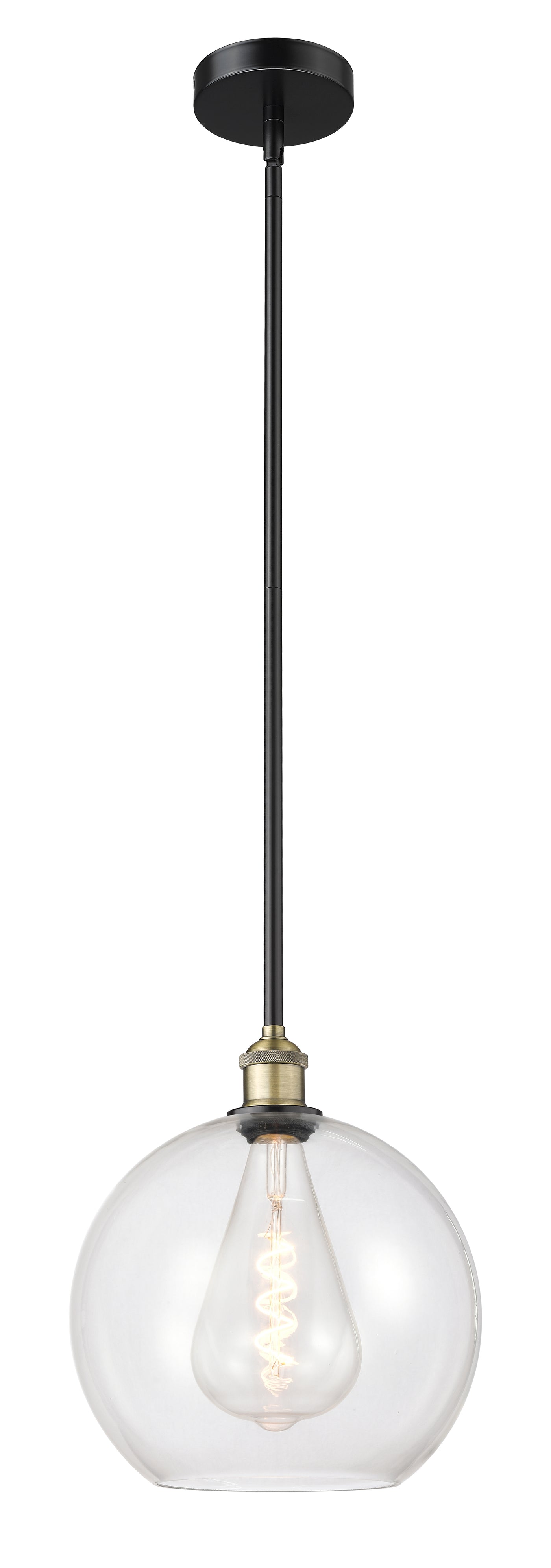 Edison Mini Pendant Antique Brass Finish