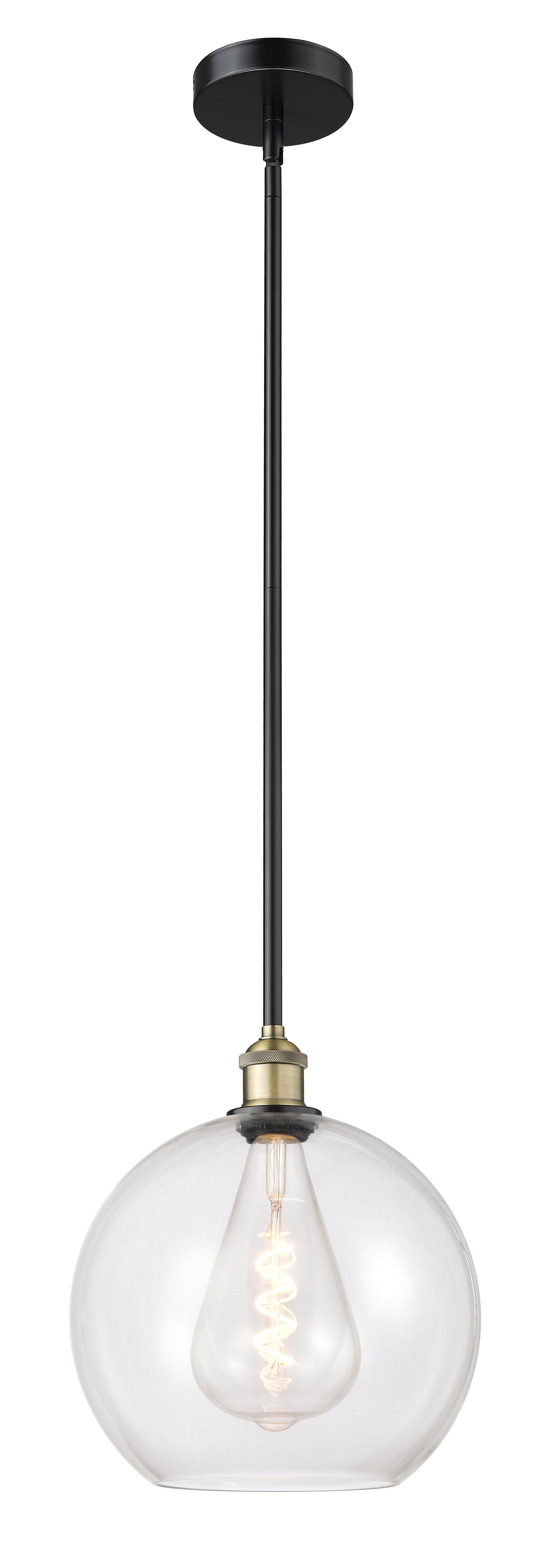 Edison Mini Pendant Antique Brass Finish