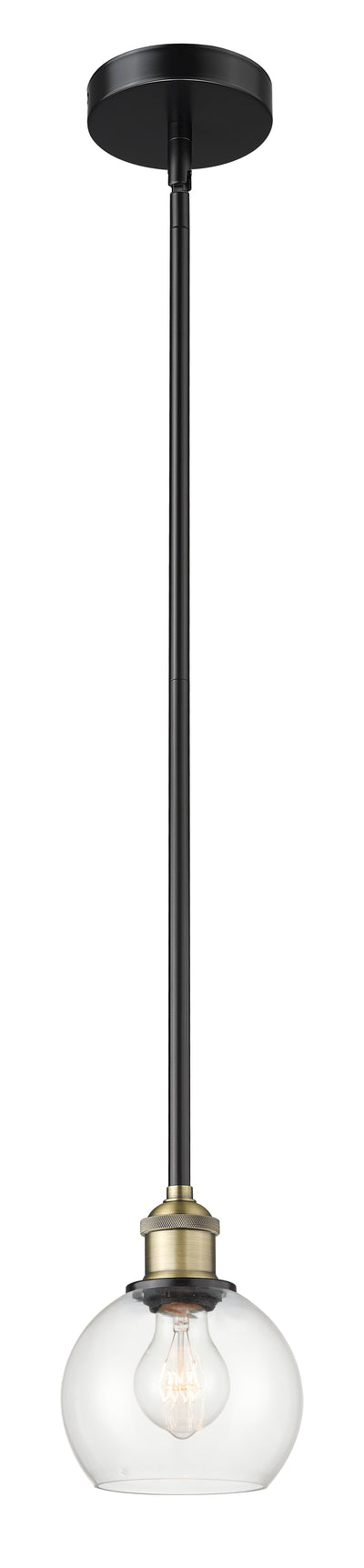 Edison Mini Pendant Antique Brass Finish