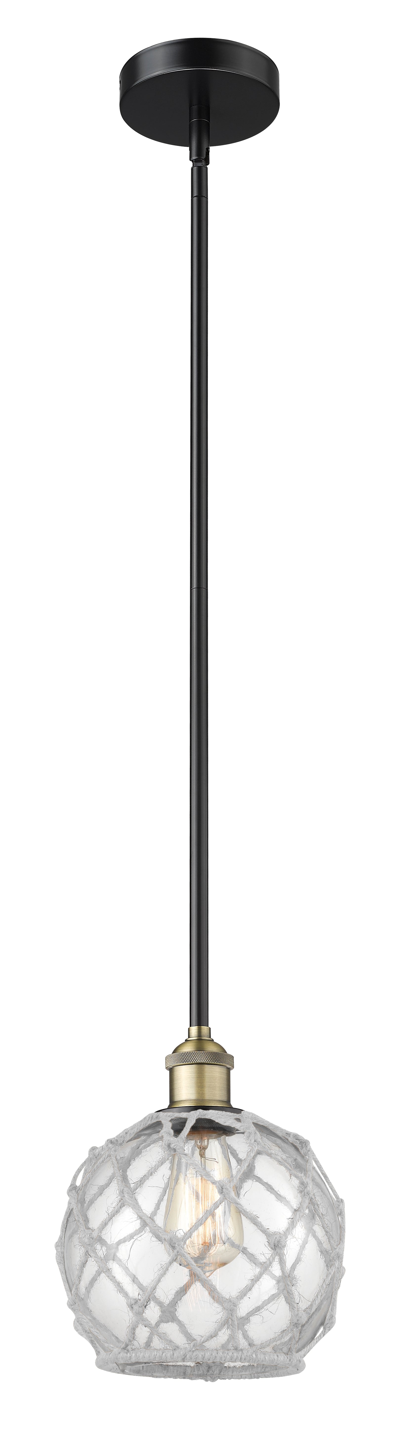 Edison Mini Pendant Antique Brass Finish