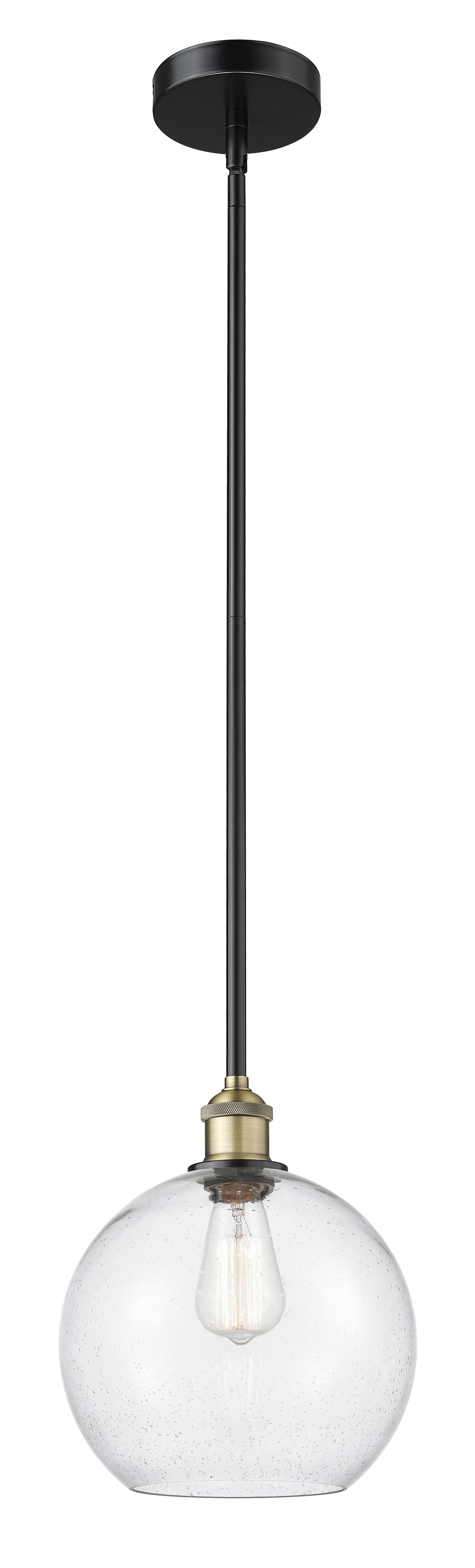 Edison Mini Pendant Antique Brass Finish