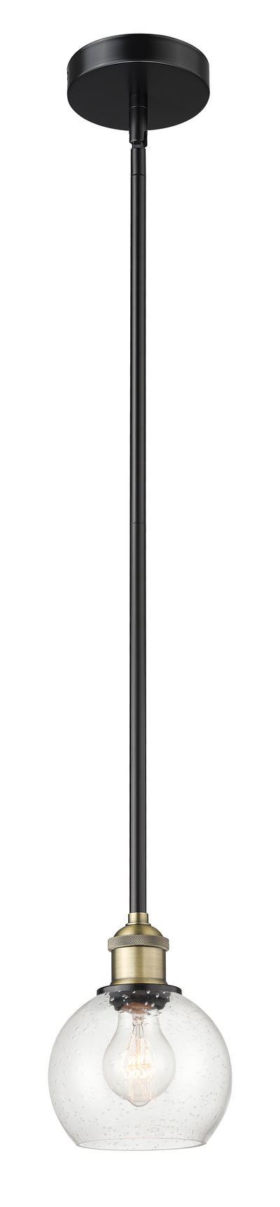Edison Mini Pendant Antique Brass Finish