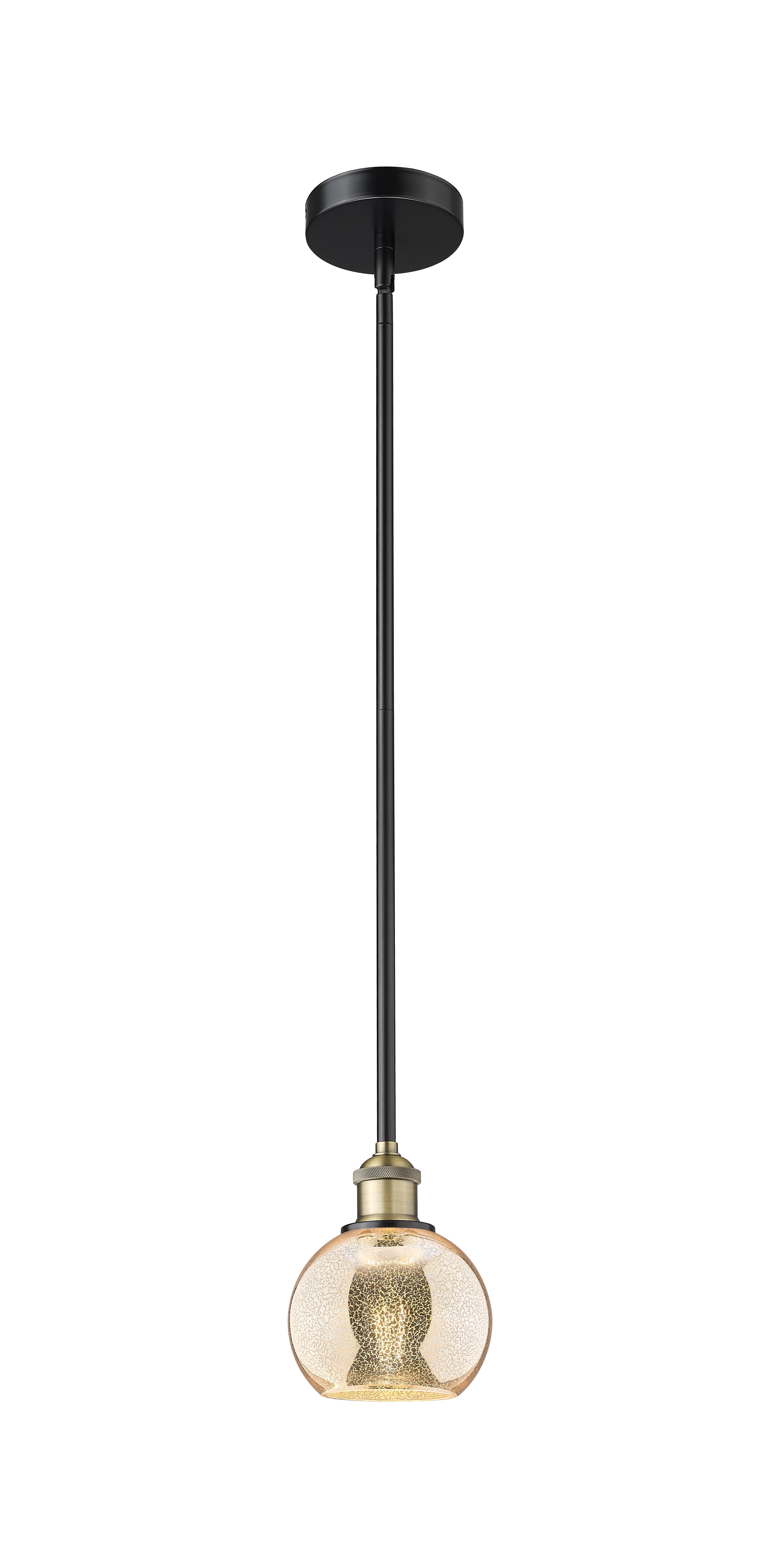 Edison Mini Pendant Antique Brass Finish