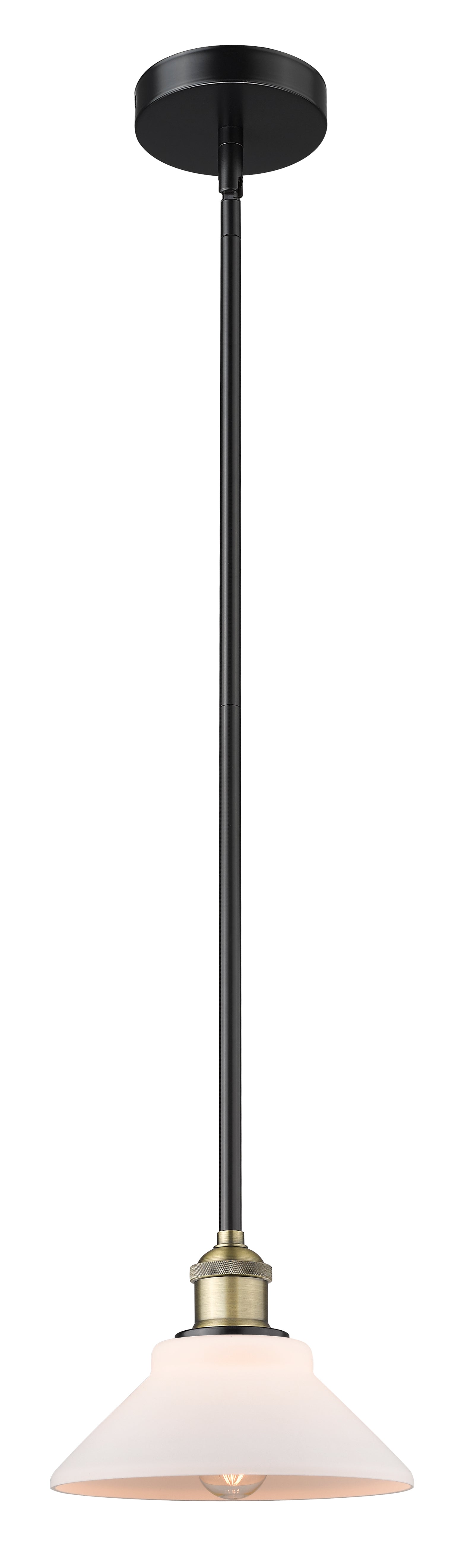 Edison Mini Pendant Antique Brass Finish