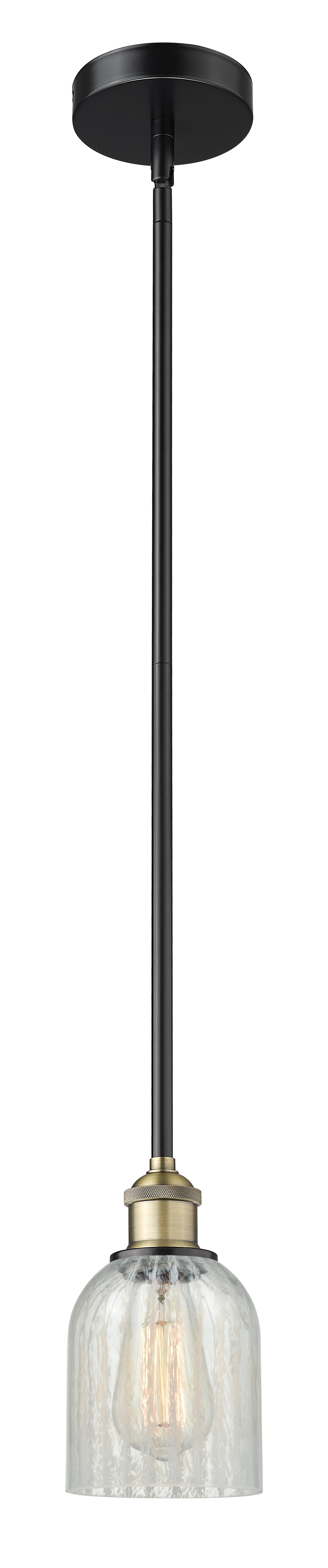 Edison Mini Pendant Antique Brass Finish