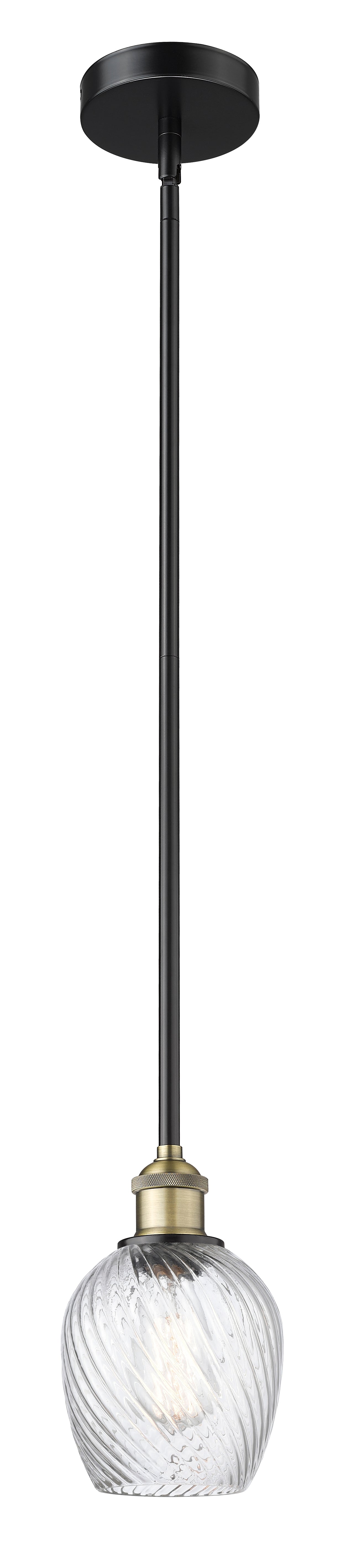 Edison Mini Pendant Antique Brass Steel