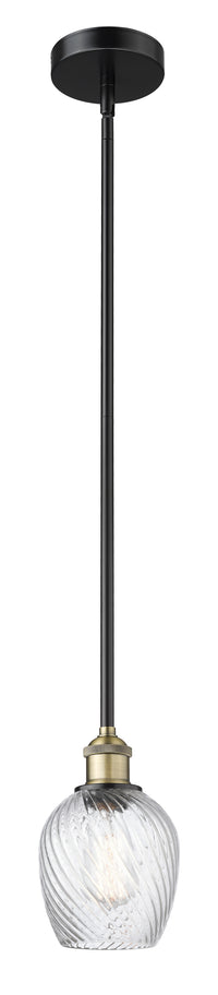 Edison Mini Pendant Antique Brass Steel