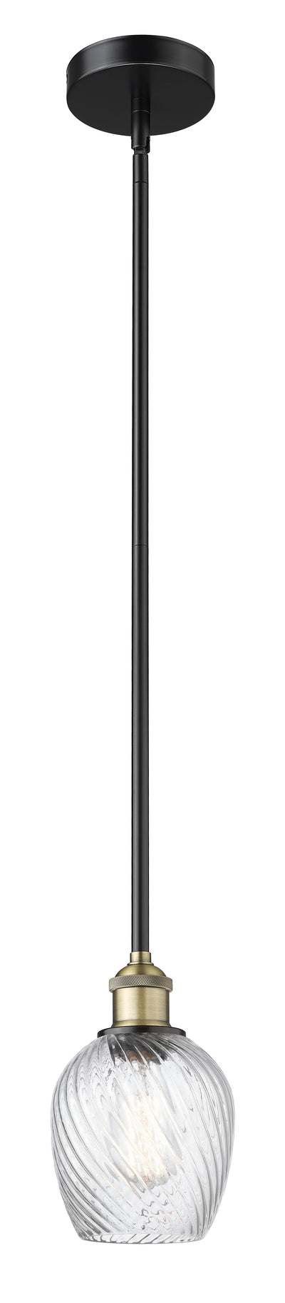 Edison Mini Pendant Antique Brass Steel