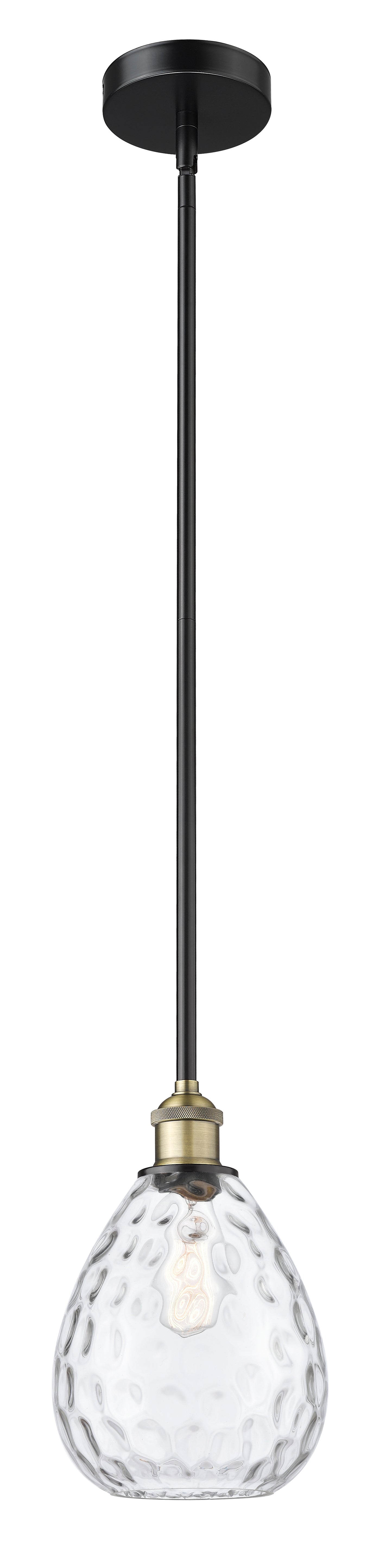 Edison Mini Pendant Antique Brass Finish