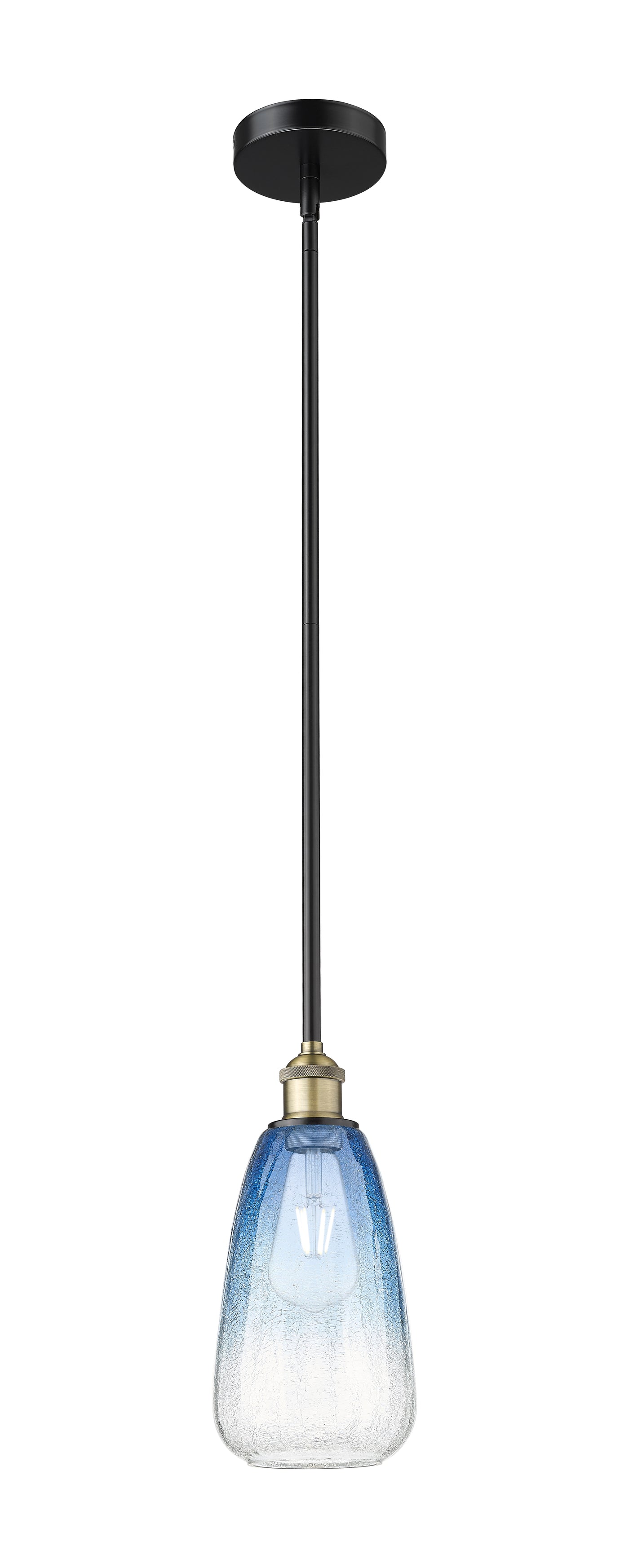Edison Mini Pendant Antique Brass 6 Inch