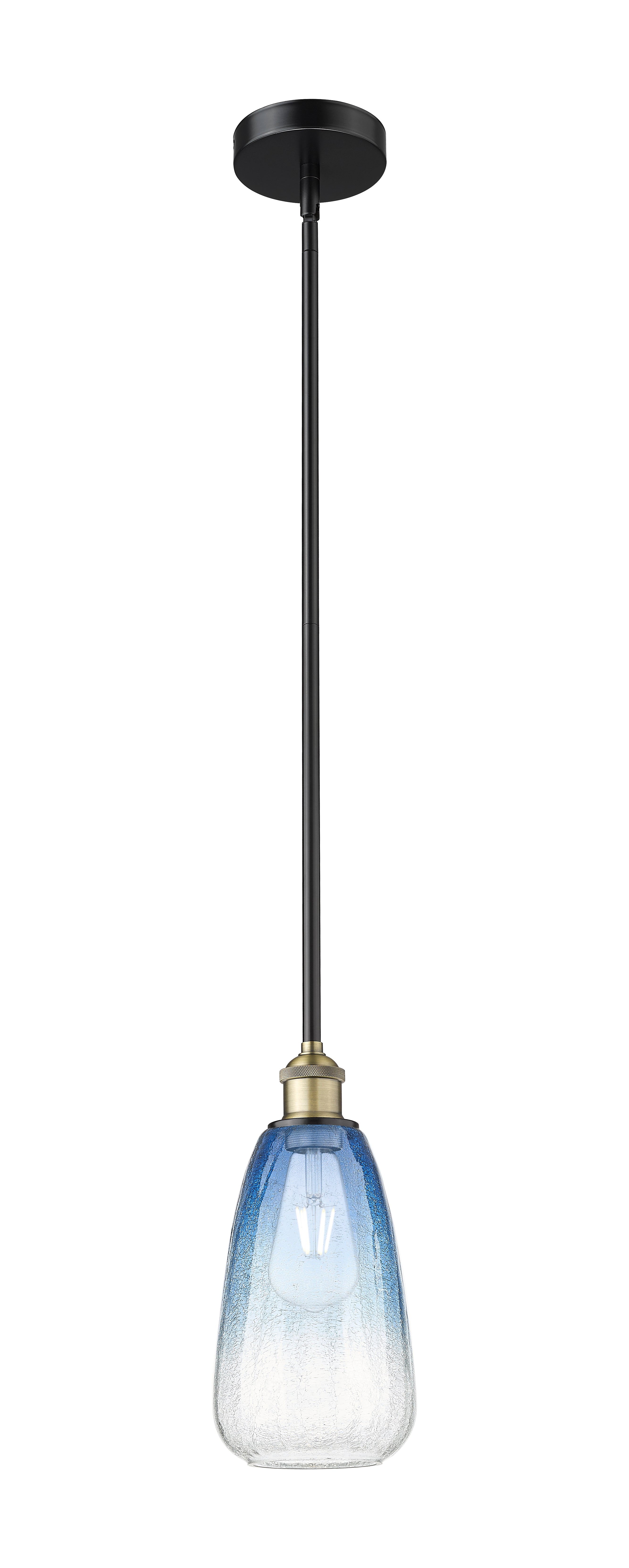 Edison Mini Pendant Antique Brass 6 Inch