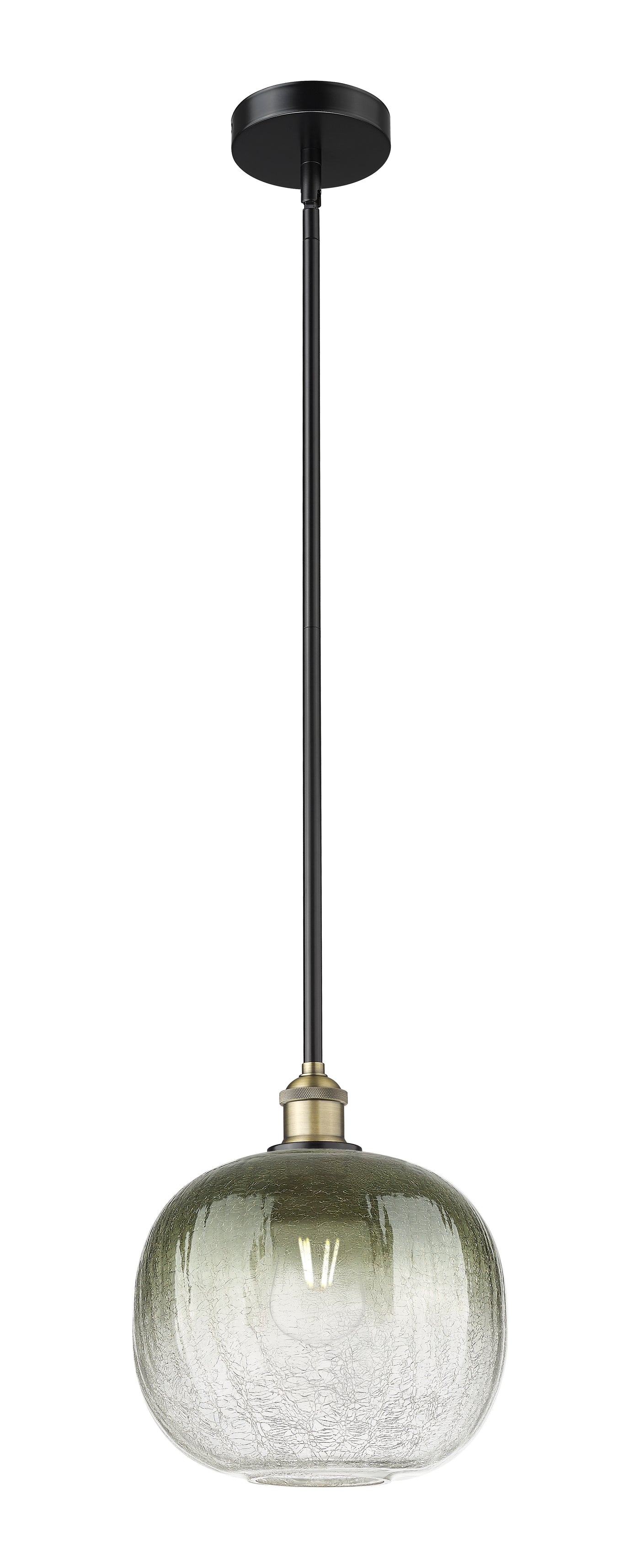 Edison Mini Pendant Antique Brass Cast