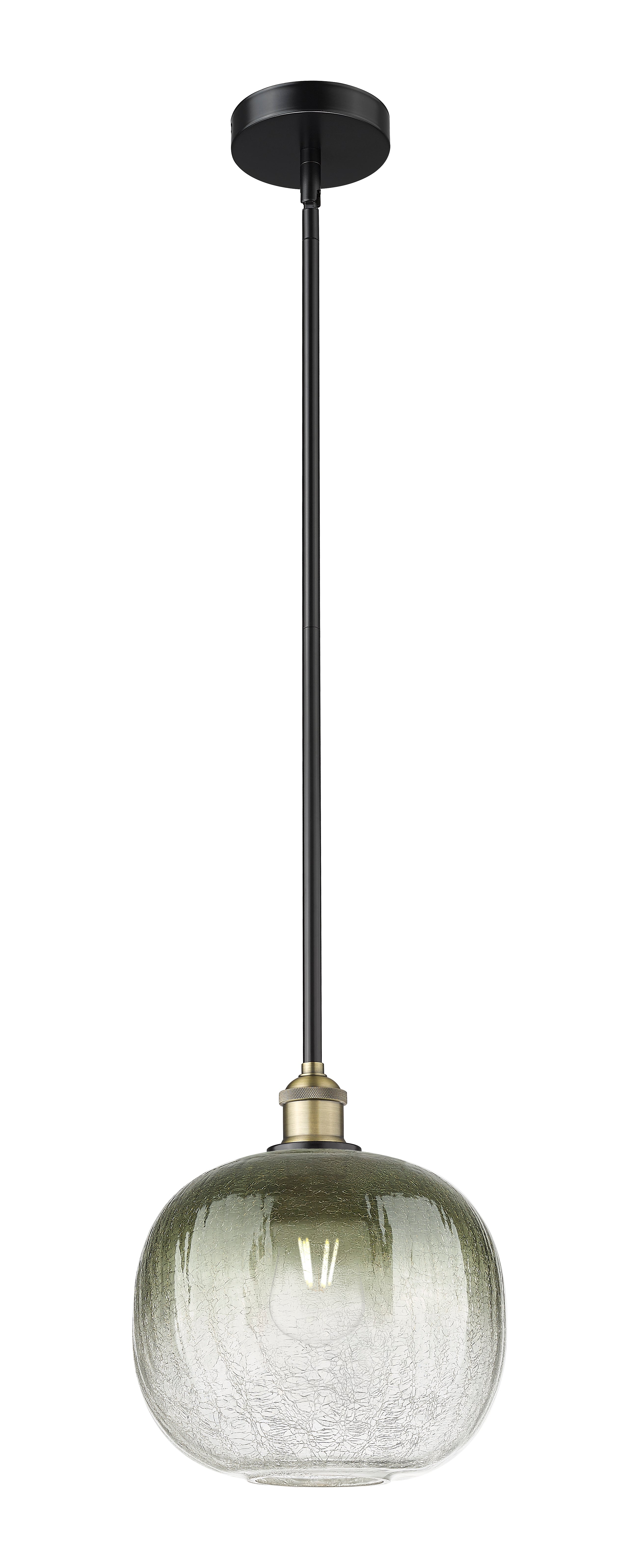 Edison Mini Pendant Antique Brass Cast
