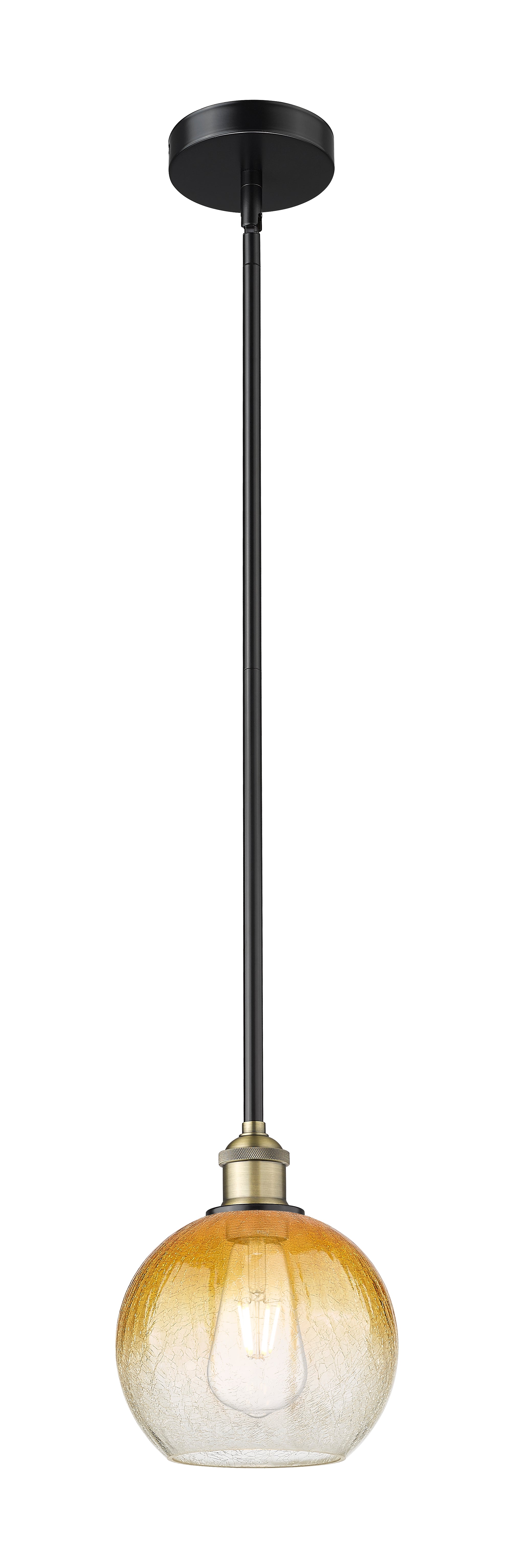 Edison Mini Pendant Antique Brass Finish