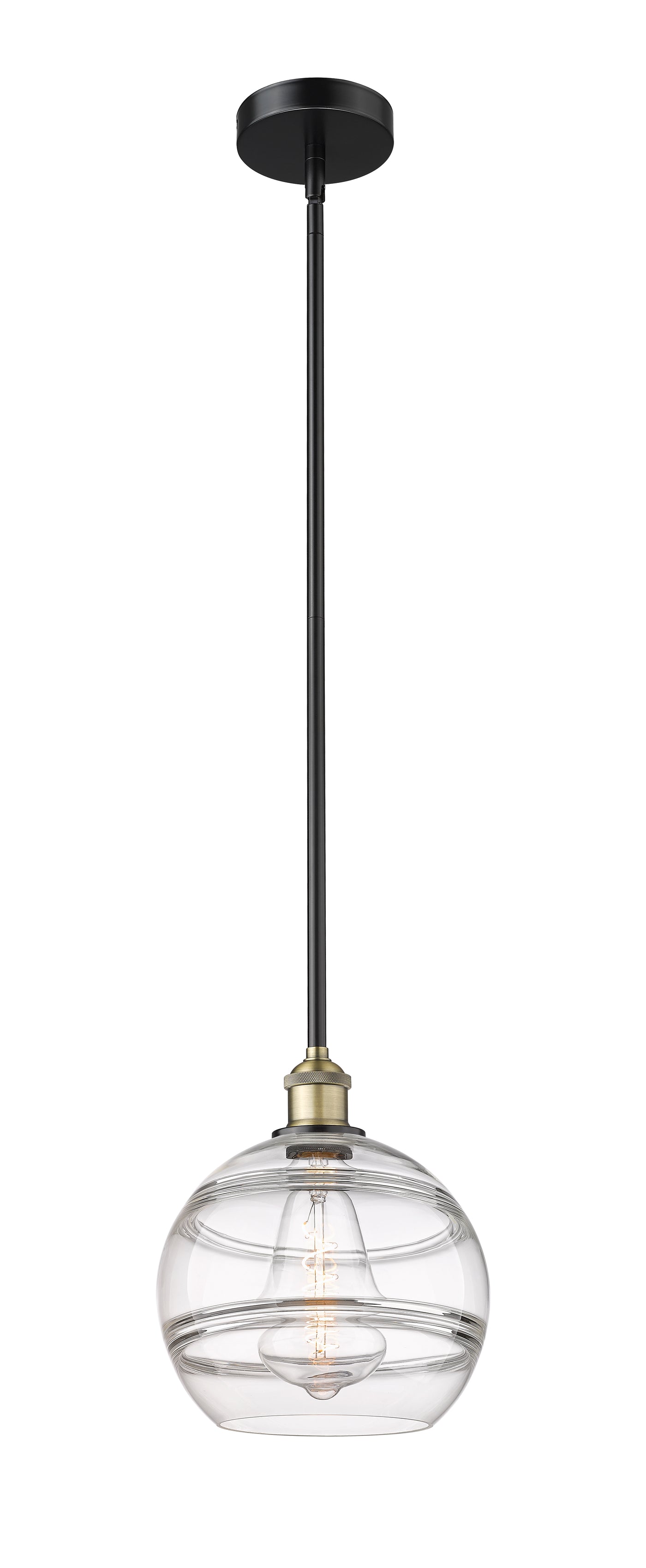 Edison Mini Pendant Antique Brass Finish