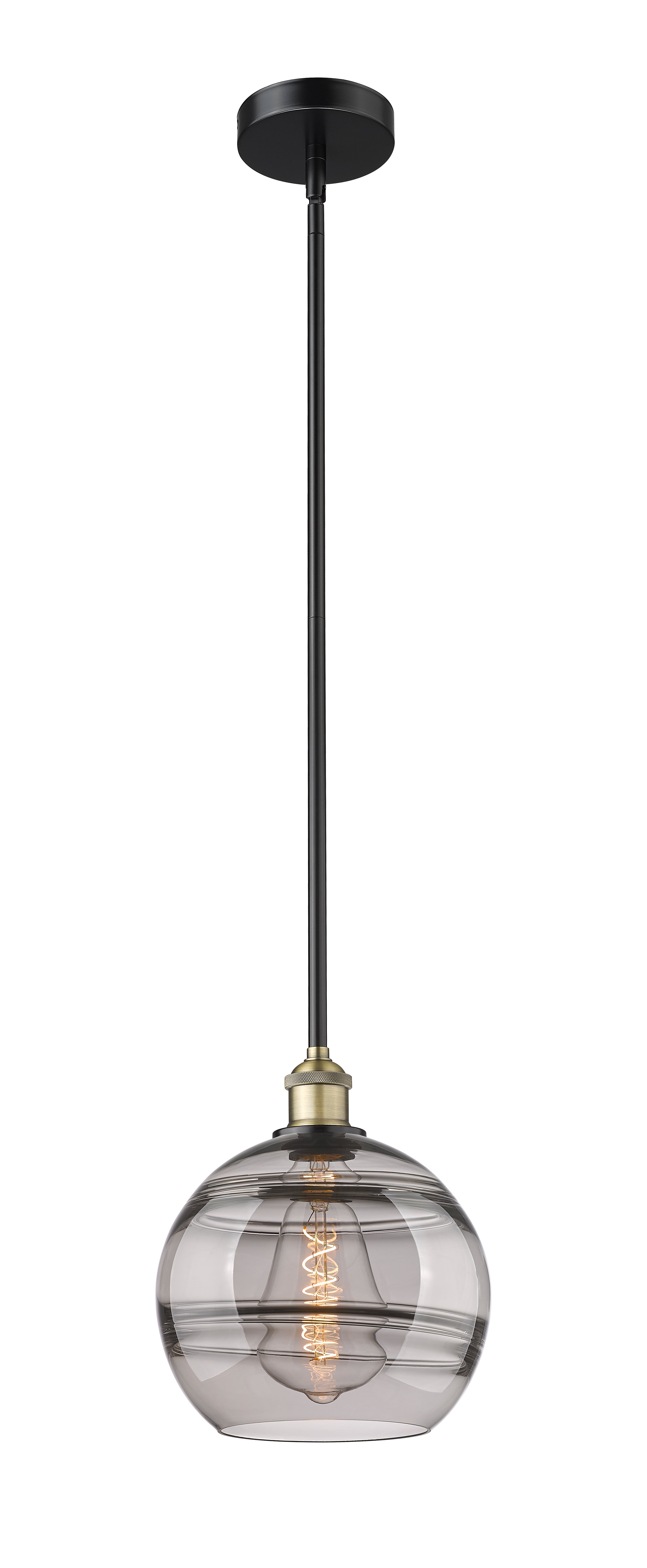 Edison Mini Pendant Antique Brass Finish