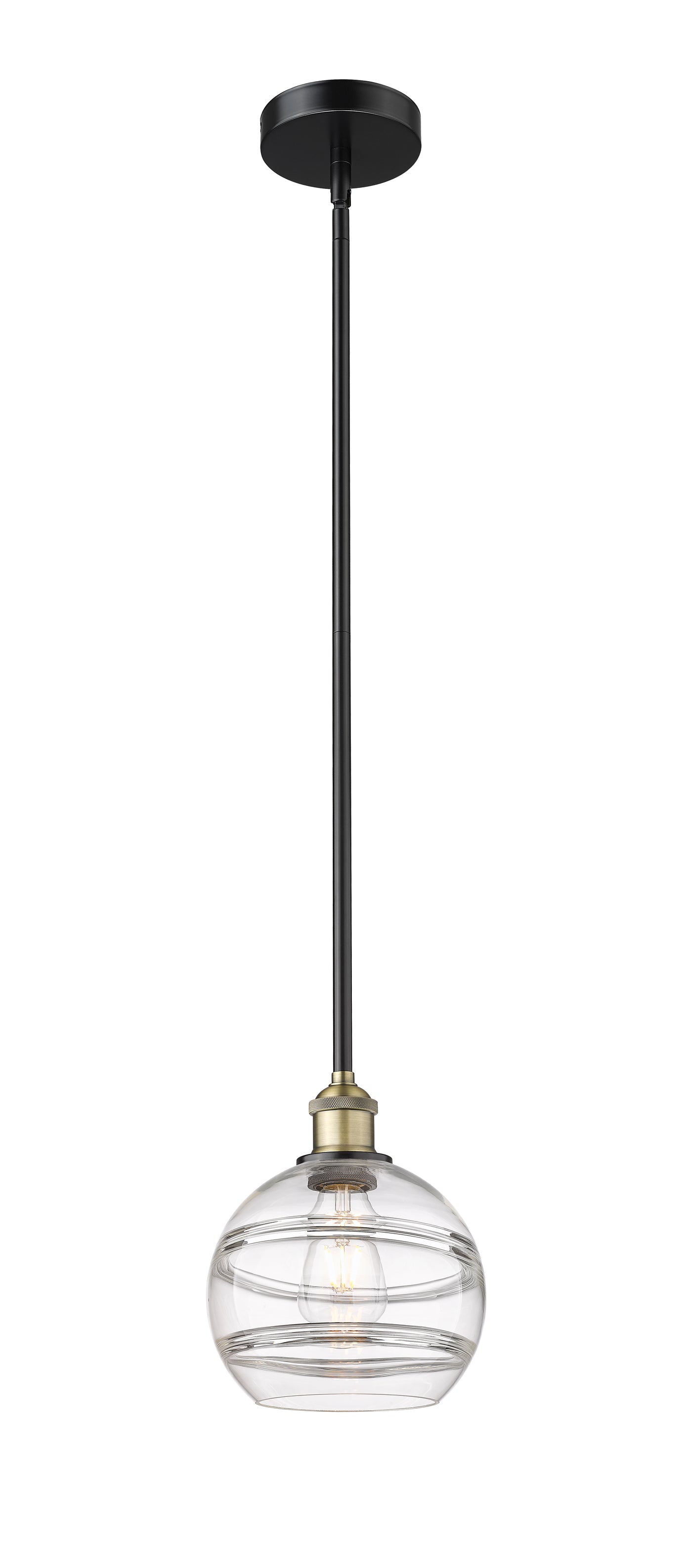 Edison Mini Pendant Antique Brass Finish