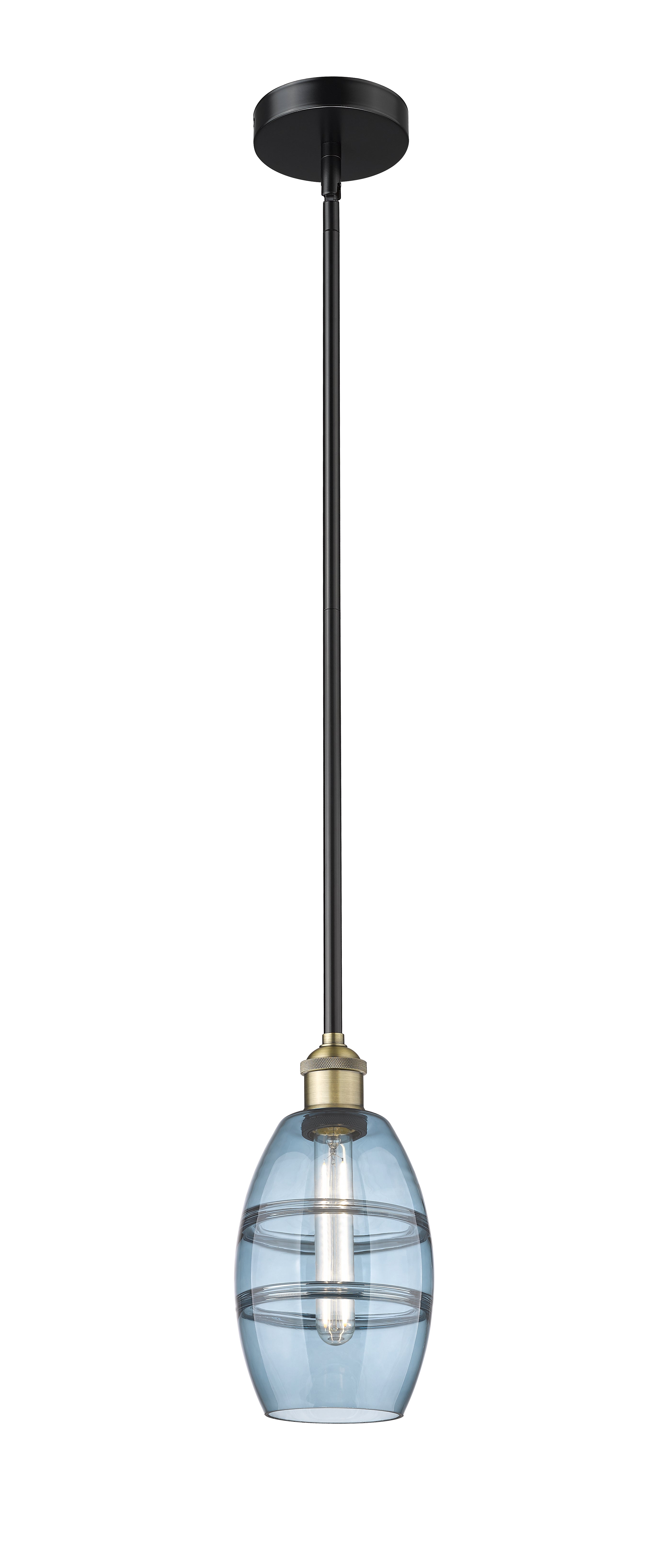 Edison Mini Pendant Antique Brass Finish