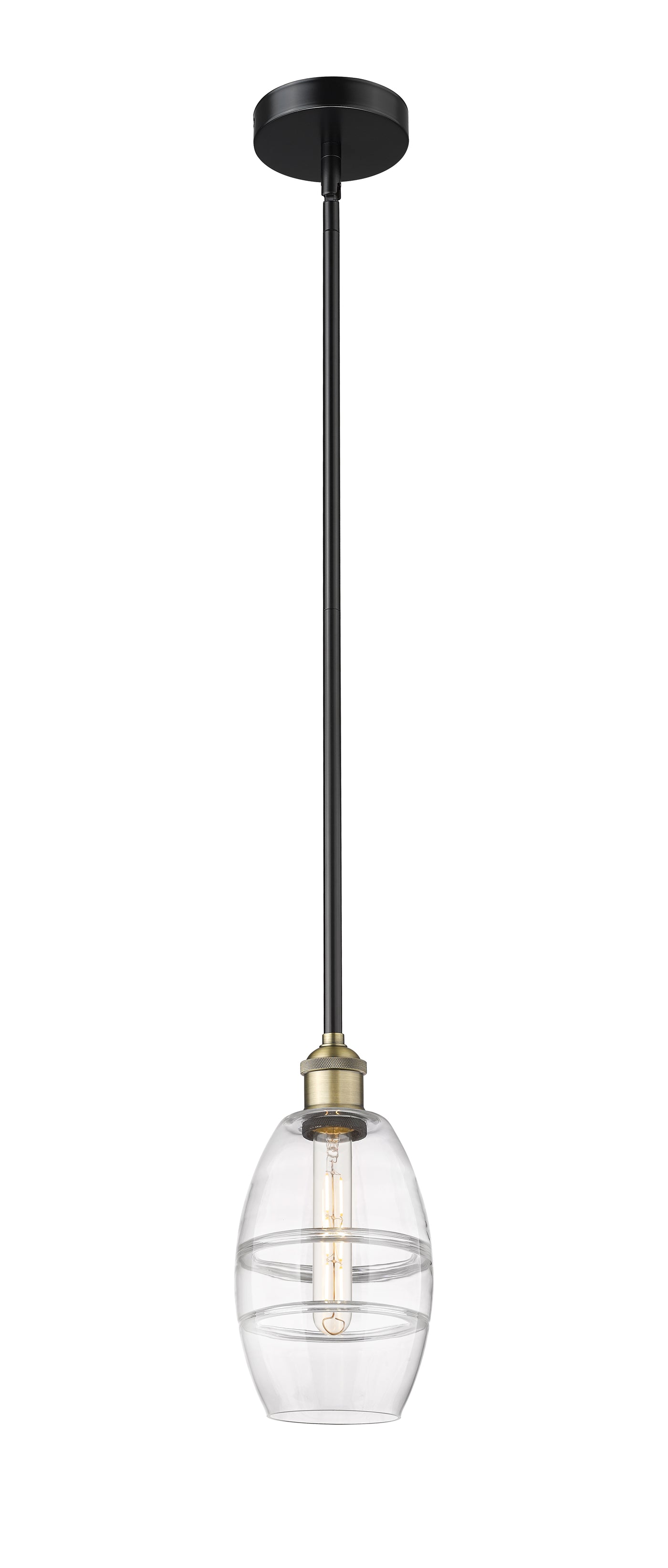 Edison Mini Pendant Antique Brass Finish