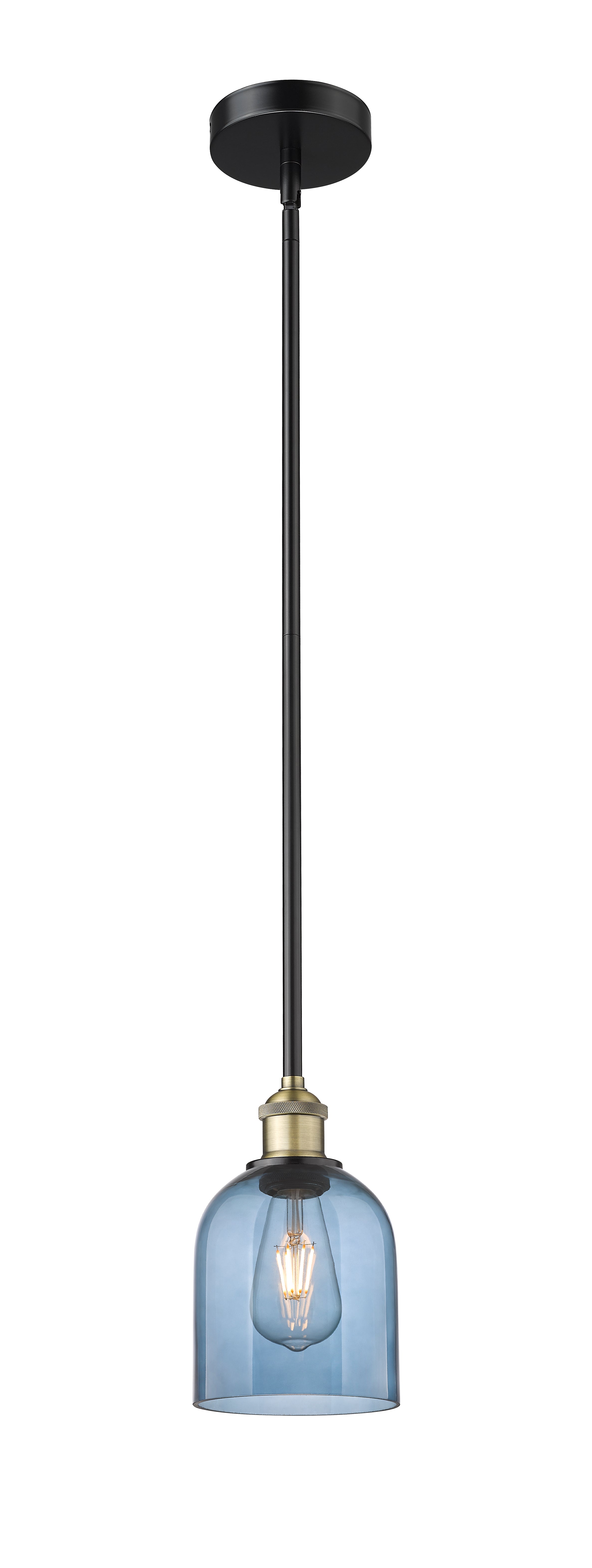 Edison Mini Pendant Antique Brass Finish