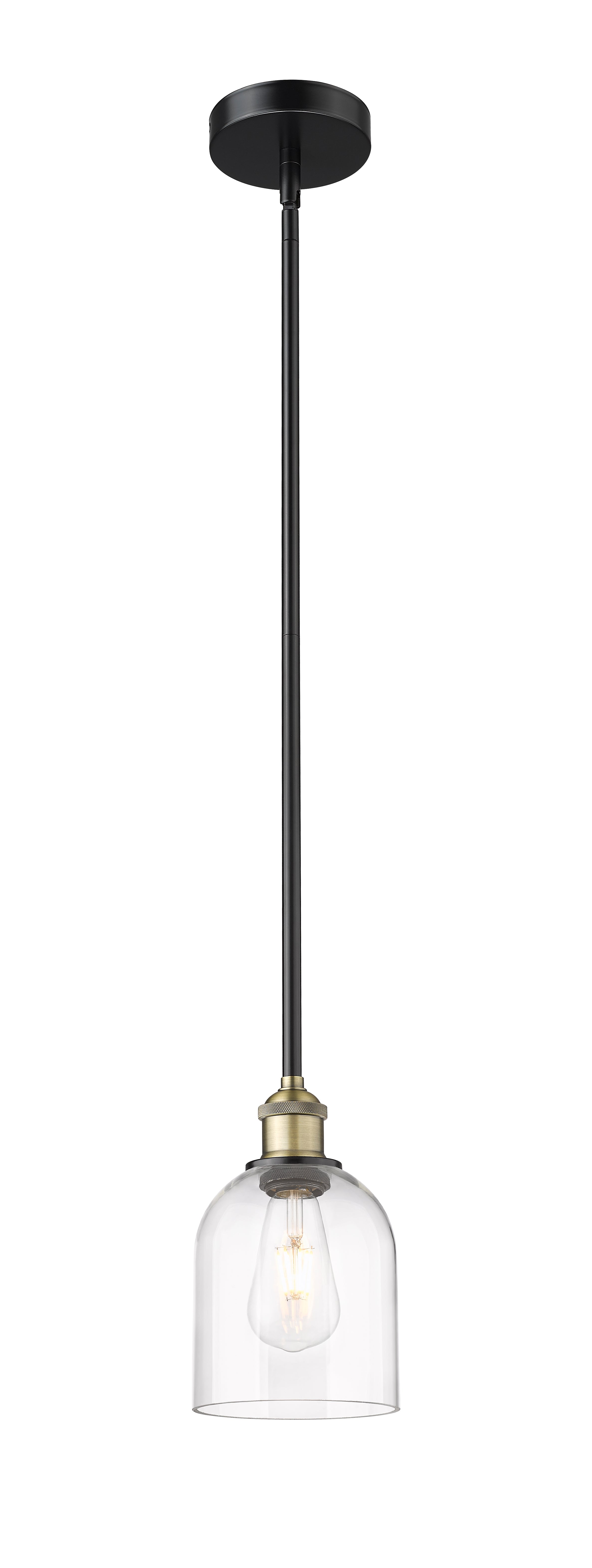 Edison Mini Pendant Antique Brass Finish