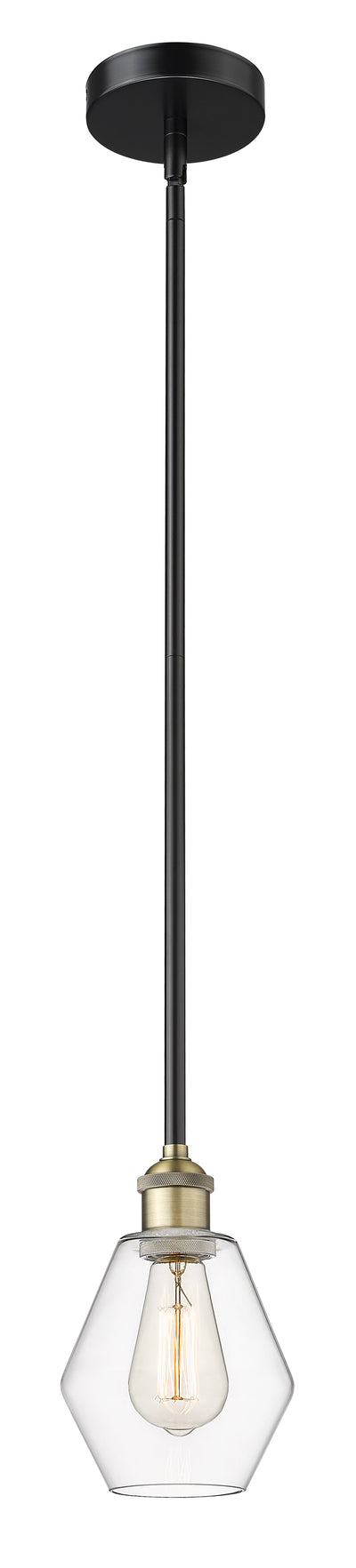 Edison Mini Pendant Antique Brass Finish