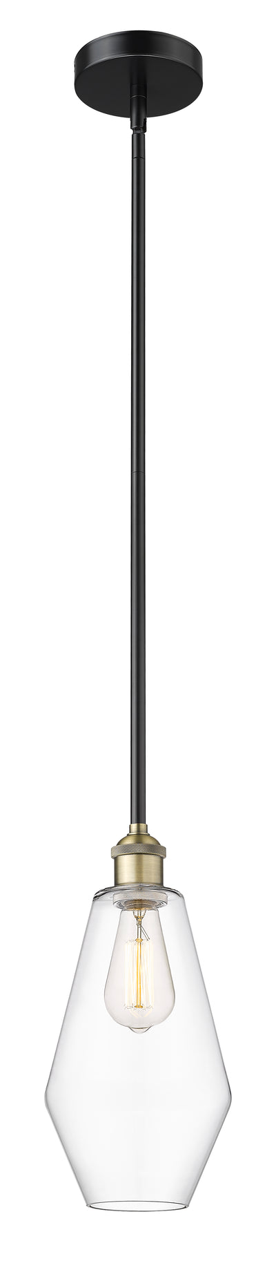 Edison Mini Pendant Antique Brass Finish