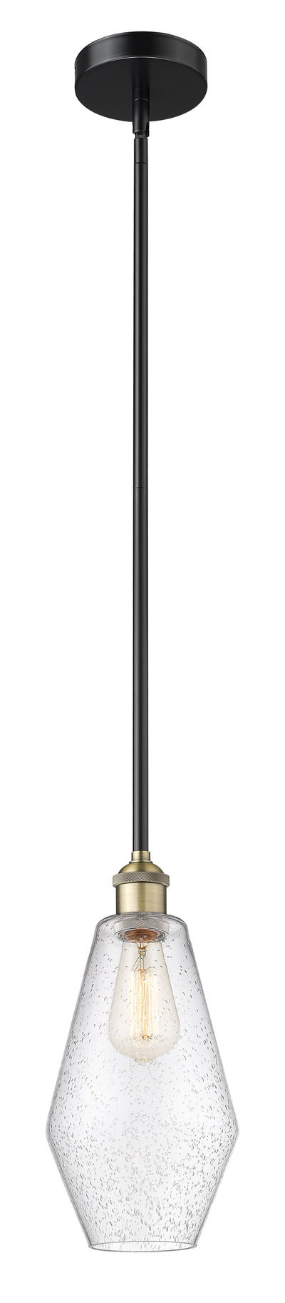 Edison Mini Pendant Antique Brass Finish