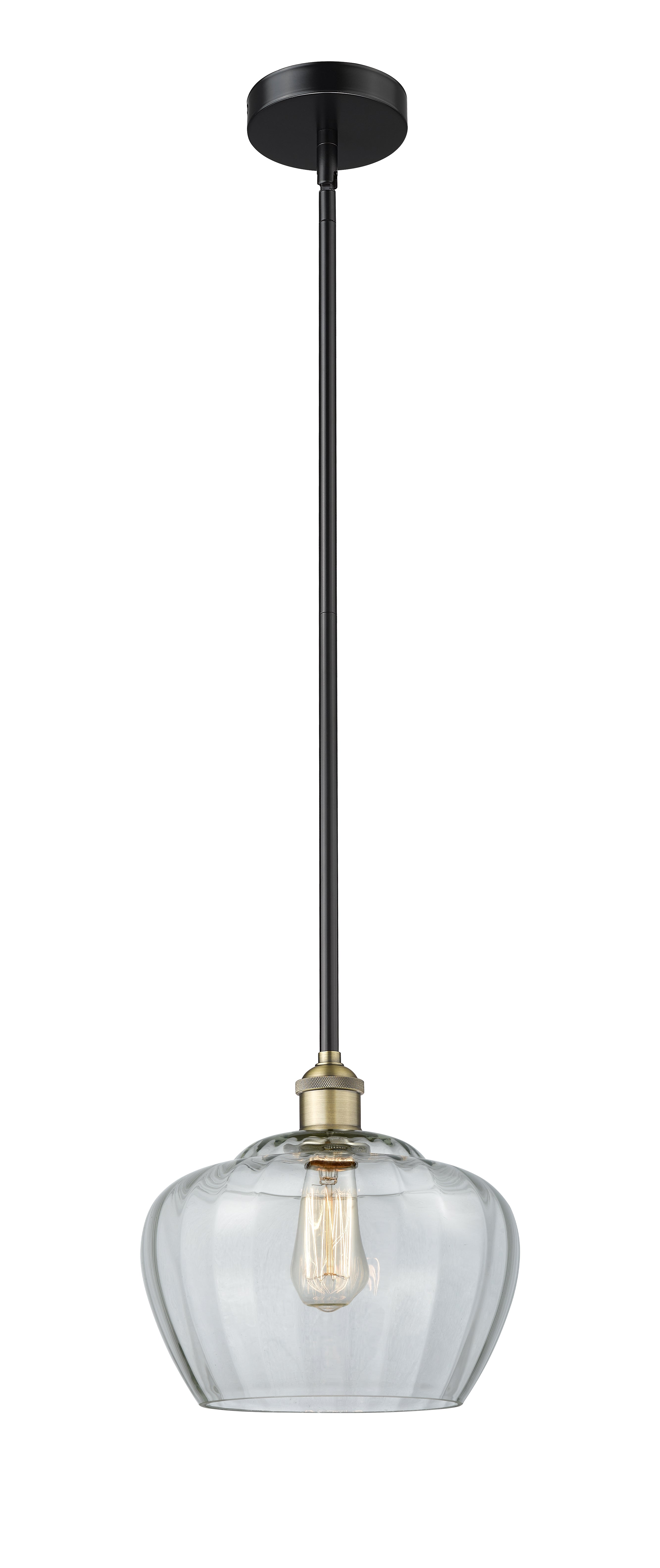 Edison Mini Pendant Cast Brass Antique