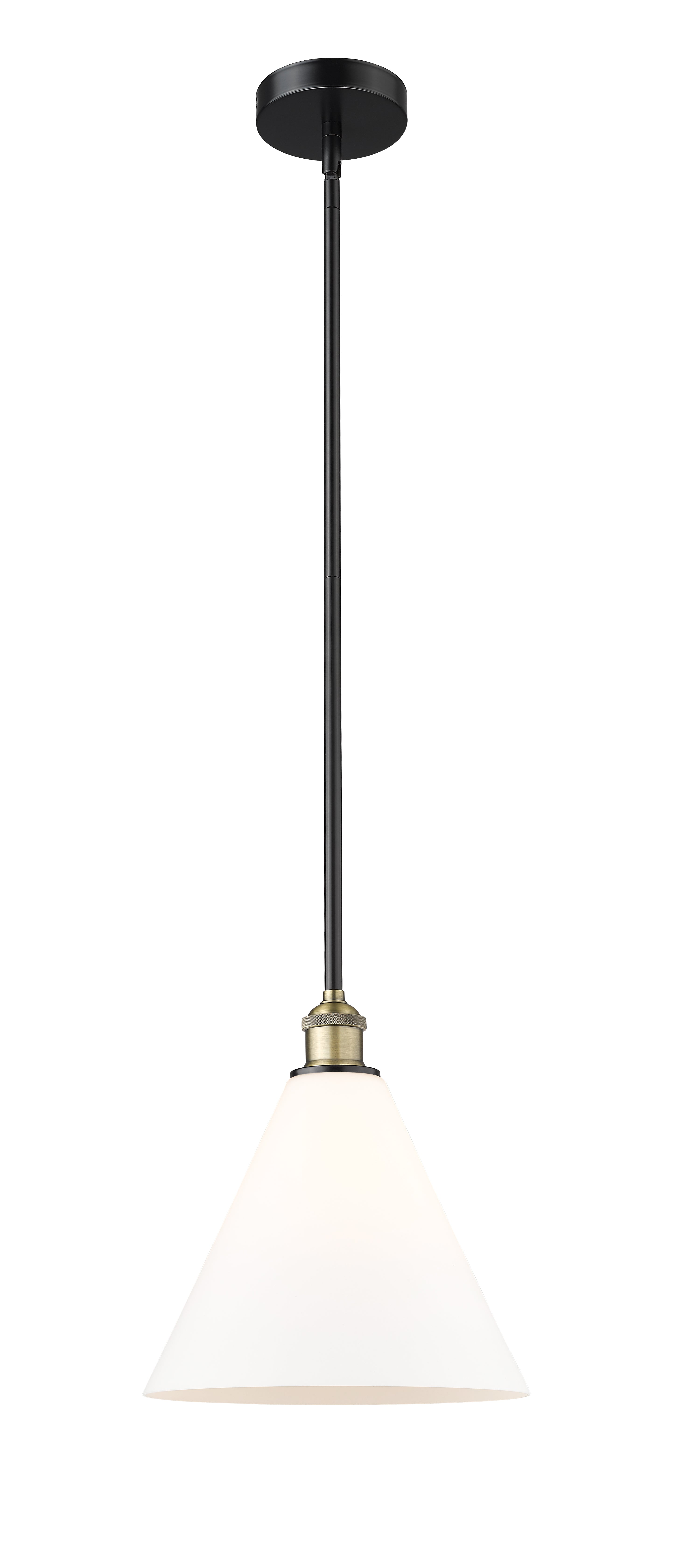 Edison Mini Pendant Antique Brass Glass