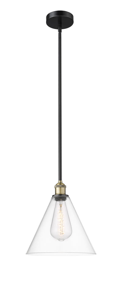 Edison Mini Pendant Antique Brass Glass