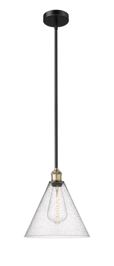 Edison Mini Pendant Antique Brass Glass
