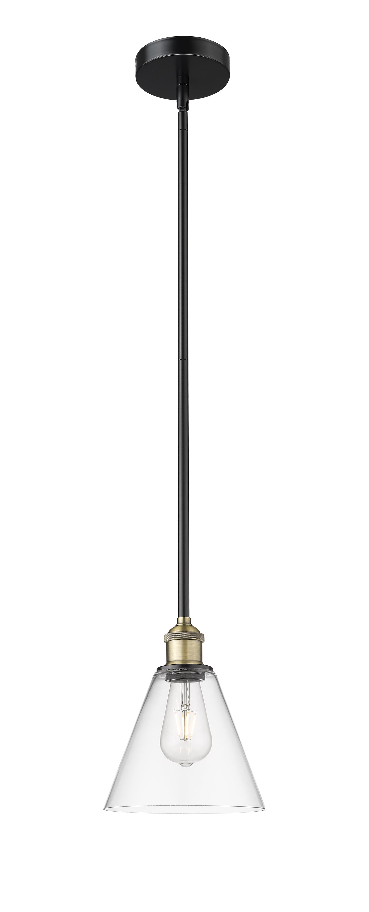 Edison Mini Pendant Antique Brass Finish