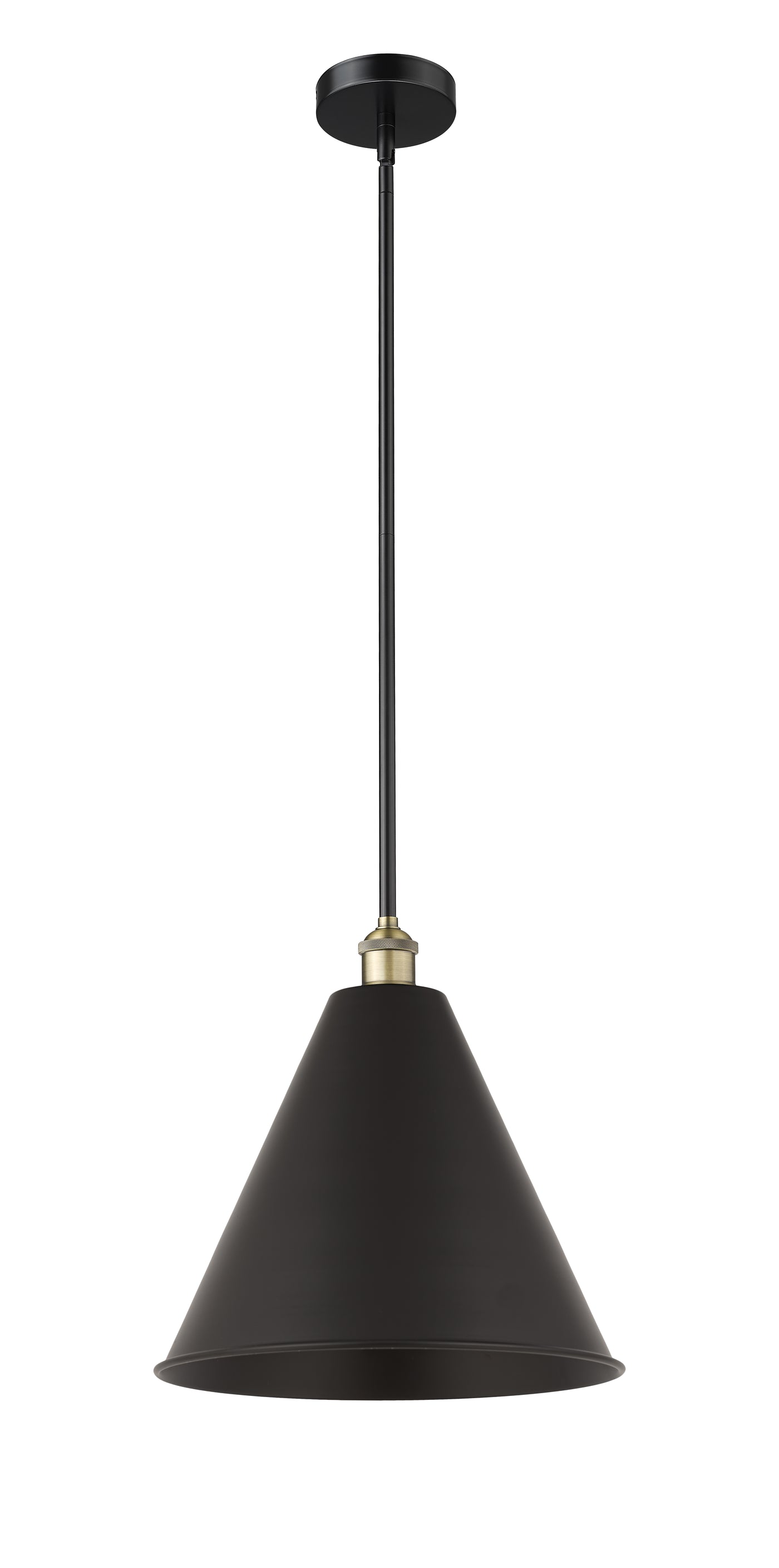 Edison Mini Pendant Antique Brass 16 Inch