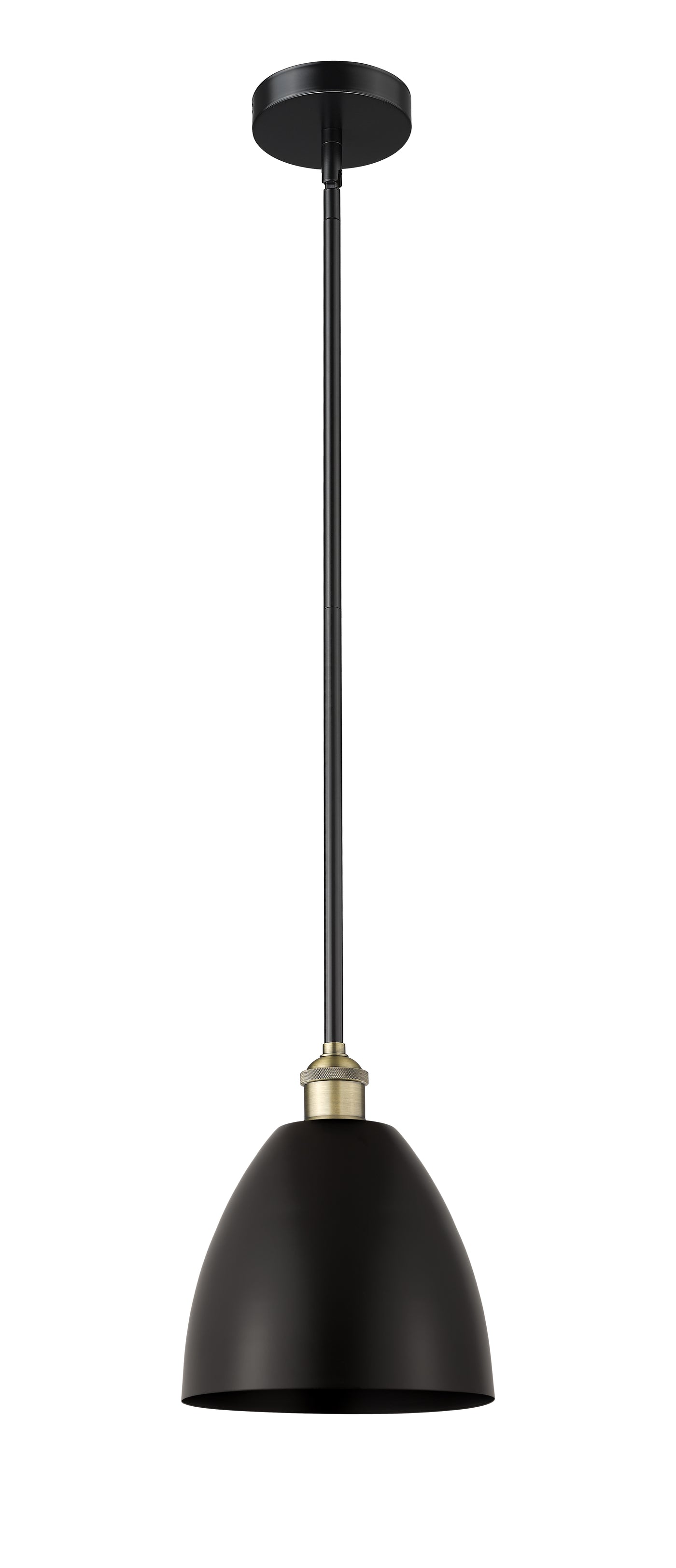 Edison Mini Pendant Antique Brass 9"